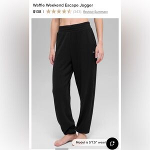 ALO waffle weekend escape Joggers